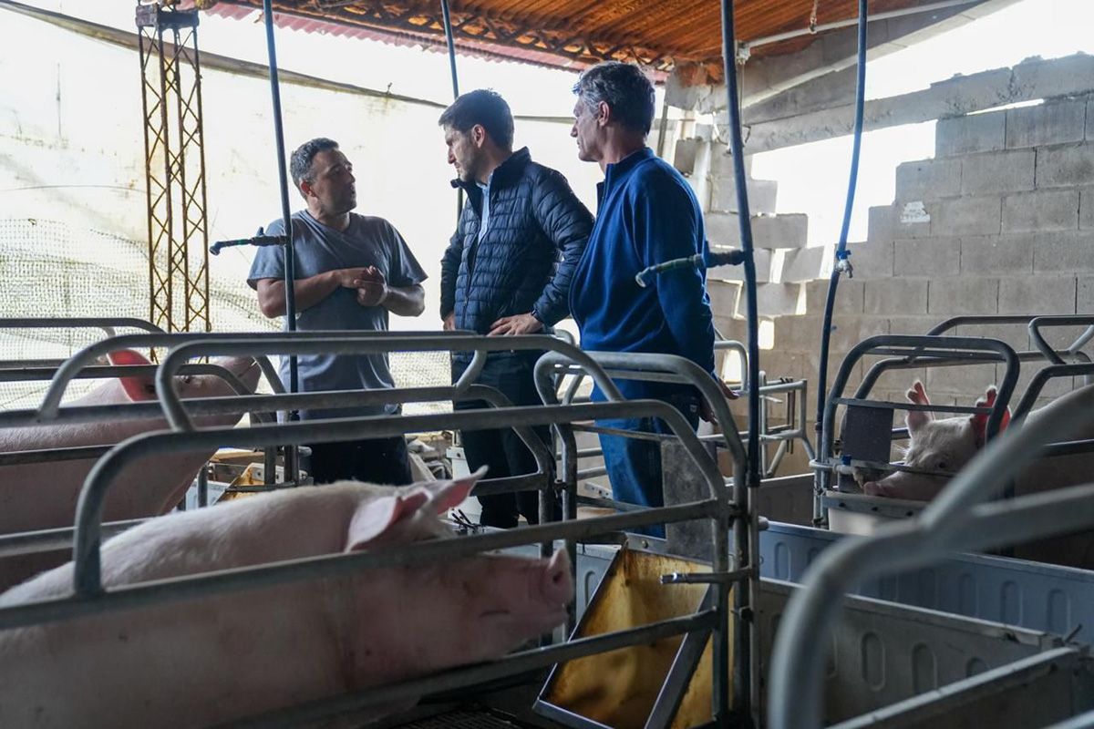 Maximiliano Pullaro visitó establecimientos productivos afectados por el temporal el el departamento Belgrano. Maximiliano Pullaro visitó establecimientos productivos afectados por el temporal el el departamento Belgrano.