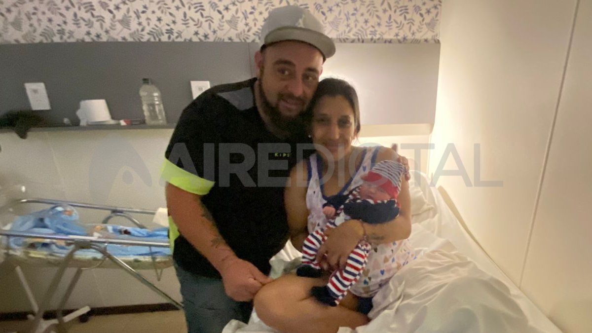 Vitorio León es el primer bebé nacido en la ciudad de Santa Fe en 2025.