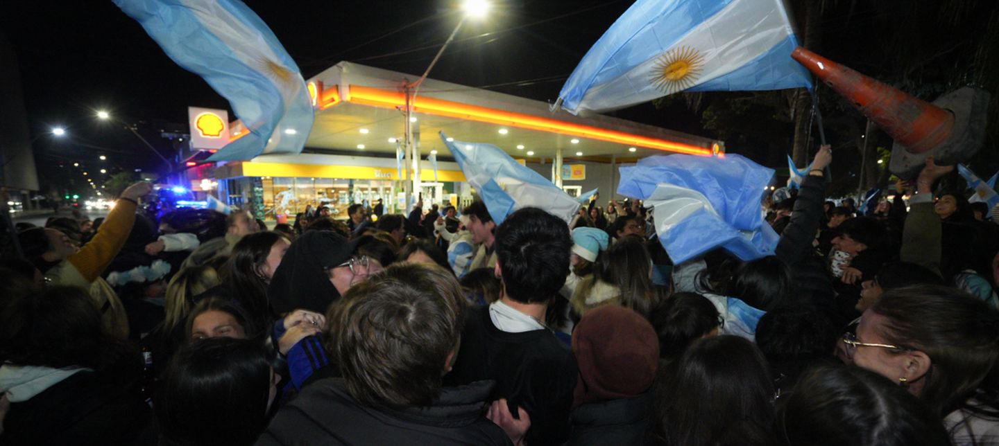 Los festejos en Santa Fe.