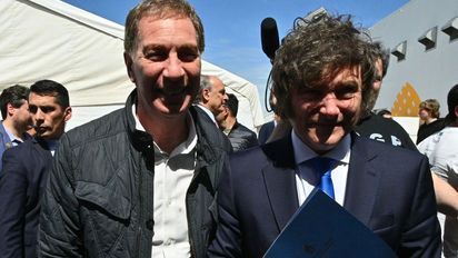 Javier Milei le toma juramento a Diego Santilli como ministro del Interior