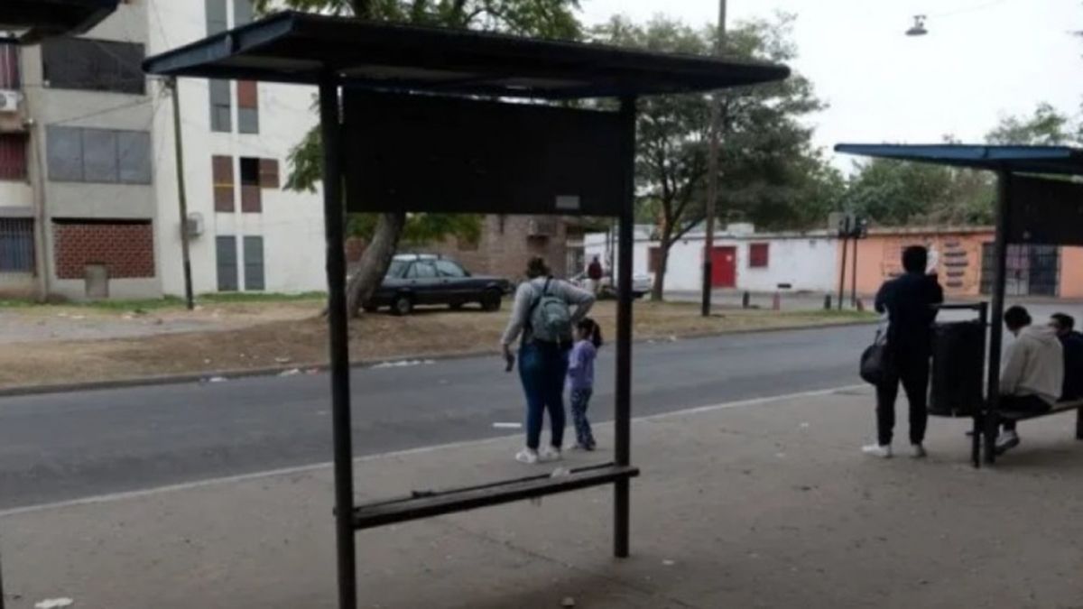 En esta parada fueron baleadas ambas mujeres.