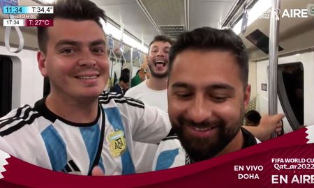 en subte, los hinchas ya se dirigen al estadio para vivir el partido contra mexico en subte, los hinchas ya se dirigen al estadio para vivir el partido contra mexico