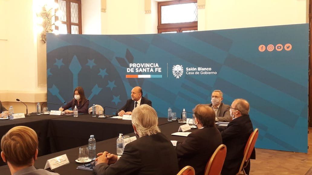 La conferencia fue desarrollada en la Casa Gris.