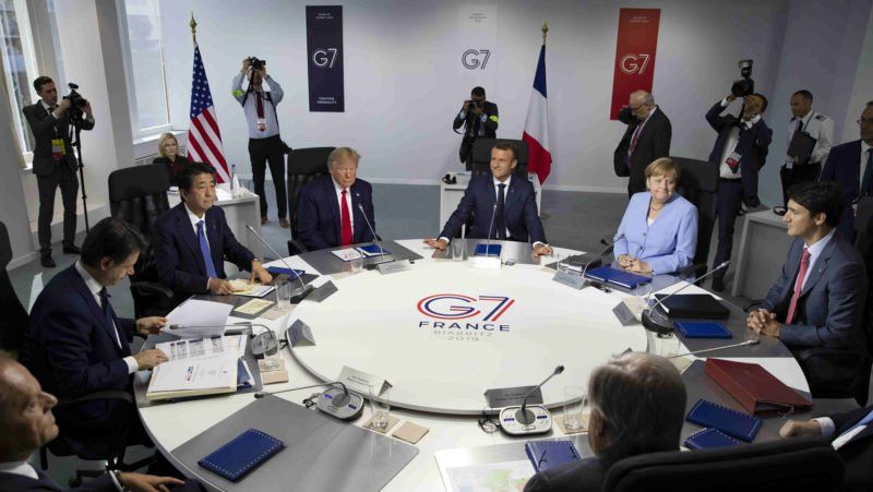 Luces y sombras, la estela de una cumbre del G7 dominada por las tensiones entre las potencias