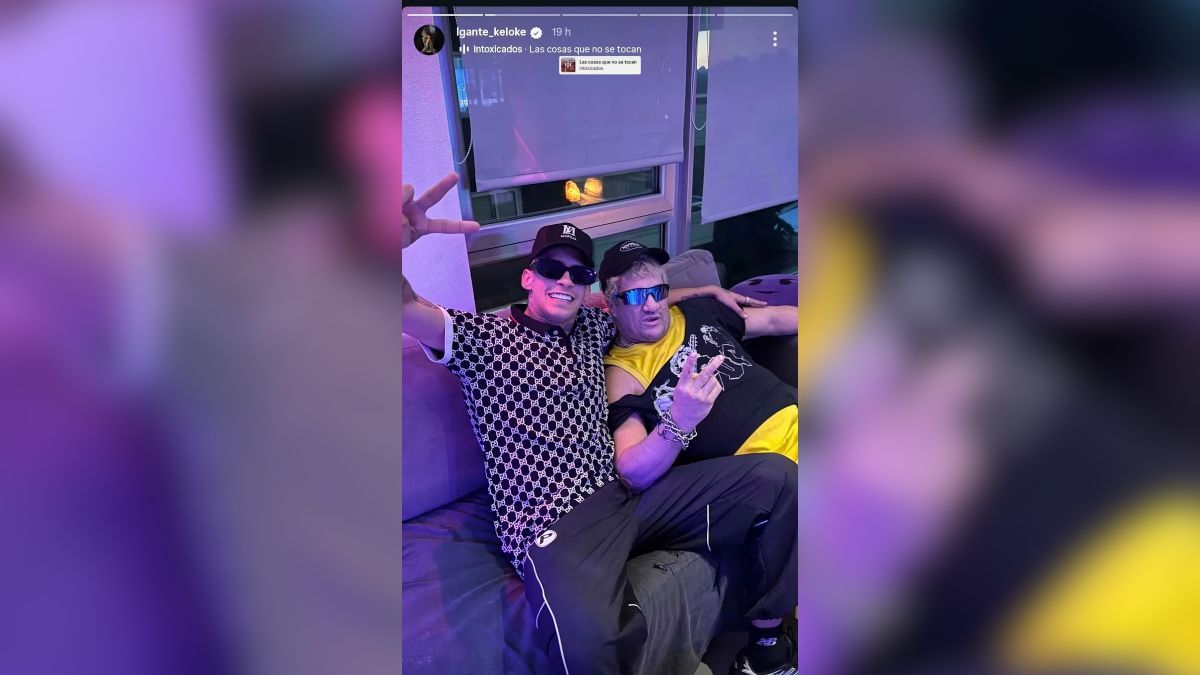 A través de una historia de Instagram, L-Gante se mostró sonriente junto a Pity Álavrez. A través de una historia de Instagram, L-Gante se mostró sonriente junto a Pity Álavrez.