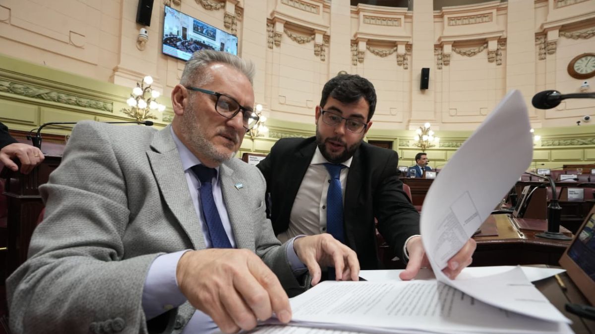 El convencional reformador y senador nacional, Marcelo Lewandowski, junto al asesor técnico del bloque Activemos, Juan Pablo Rodríguez. El convencional reformador y senador nacional, Marcelo Lewandowski, junto al asesor técnico del bloque Activemos, Juan Pablo Rodríguez.