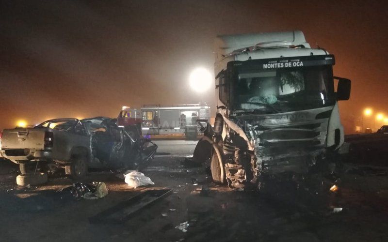 Tragedia en Sunchales: seis muertos en un accidente sobre la ruta nacional 34