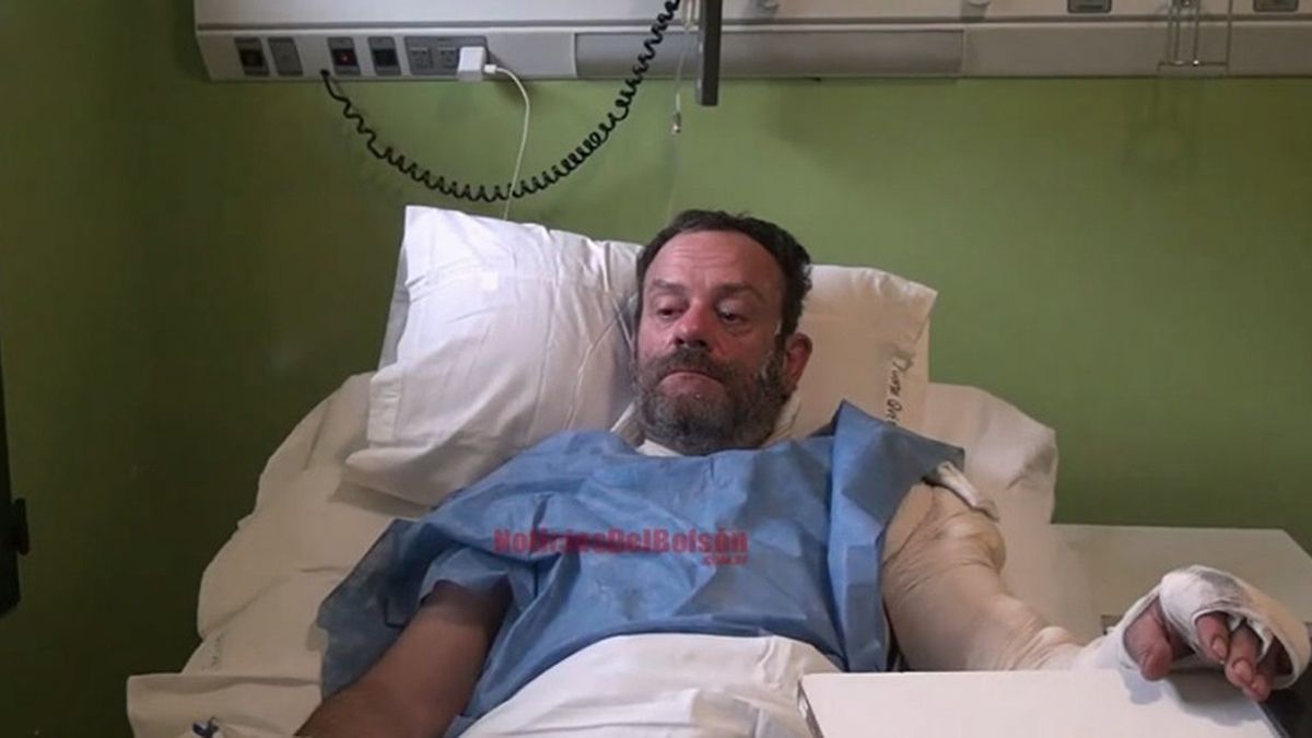 En el complejo estaba Pablo Conti