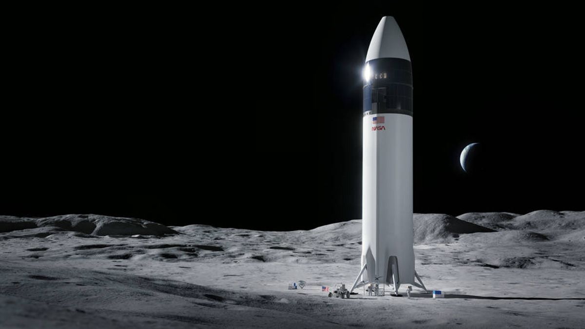 La nave espacial HLS de SpaceX