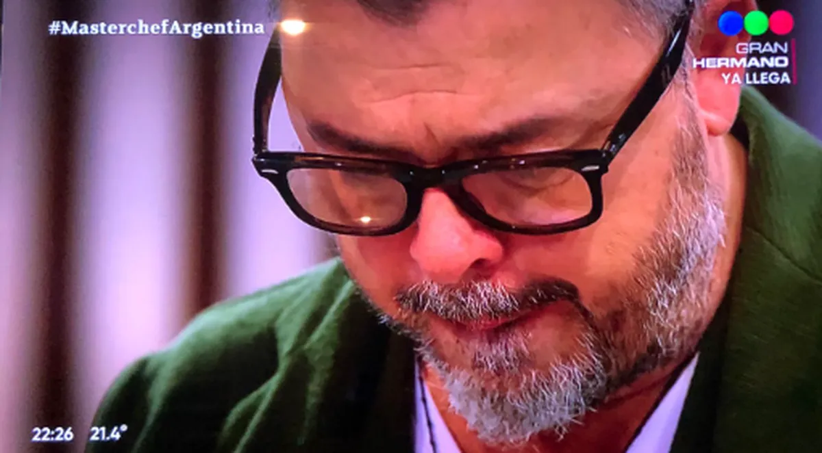 Donato de Santis no pudo aguantar el llanto y se quebró en MasterChef.