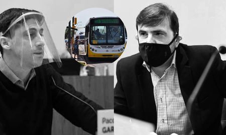 Tras la sesión de este jueves, los concejales Paco Garibaldi y Carlos Pereira hablaron sobre la situación del transporte público que afecta, entre otras numerosas ciudades, a Santa Fe. Tras la sesión de este jueves, los concejales Paco Garibaldi y Carlos Pereira hablaron sobre la situación del transporte público que afecta, entre otras numerosas ciudades, a Santa Fe.