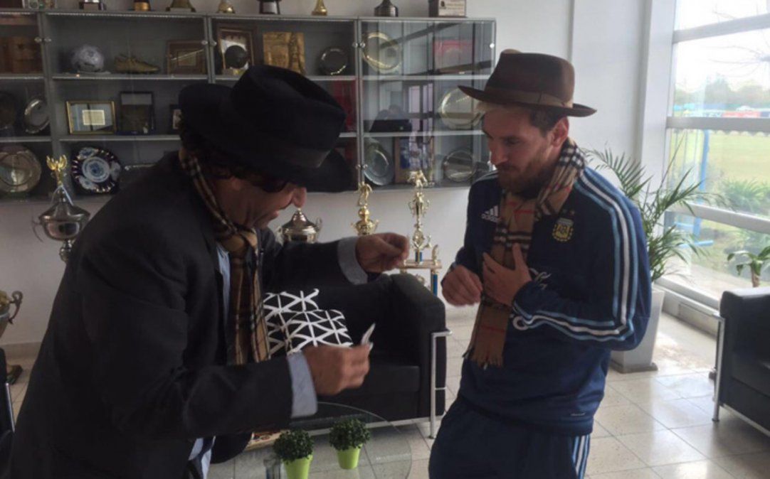 Minguito conoció a Messi y emocionó a todos