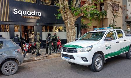 Allanaron una inmobiliaria en la zona centro de Rosario.