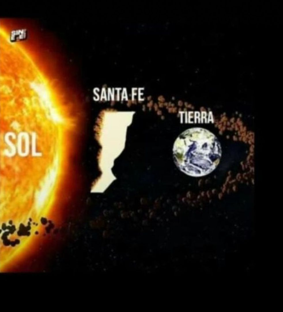 La ola de calor se siente en la provincia de Santa Fe y los santafesinos compartieron su humor en las redes. Foto: Captura Twitter