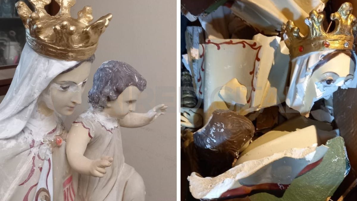 La imagen de la Virgen fue restaurada en forma completa.&nbsp;