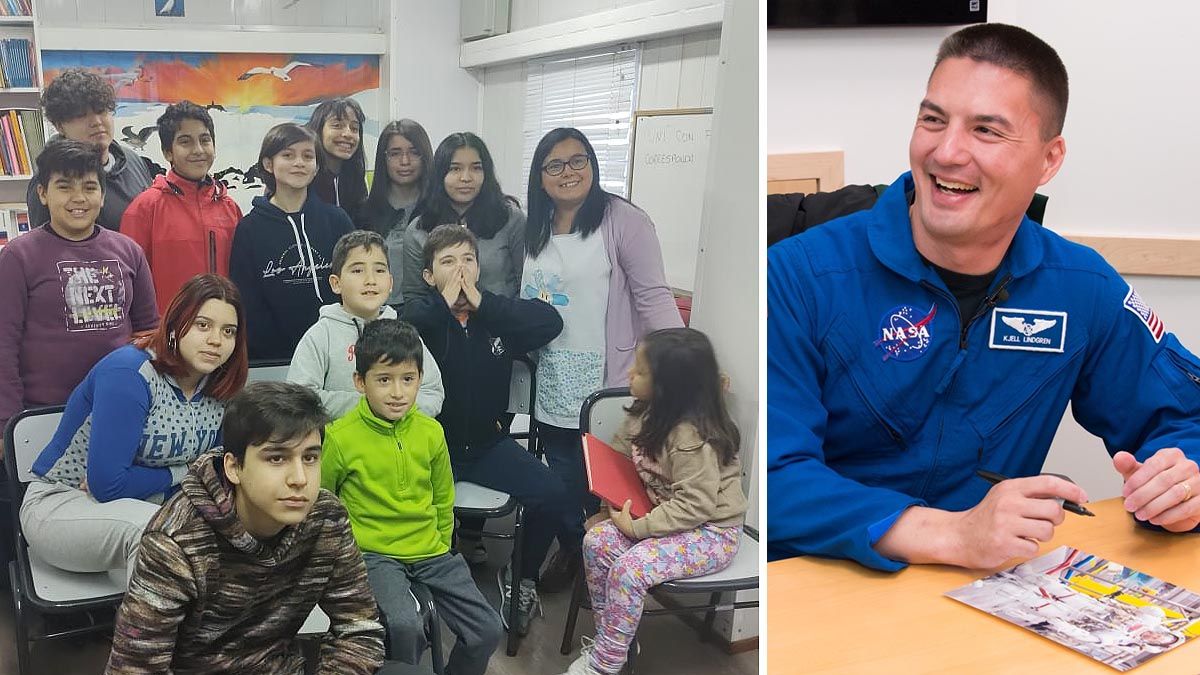 Los alumnos de la escuela Raúl Alfonsín conversarán con el astronauta de la Nasa Kjell Lindgren.