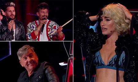 Lali Espósito, jurado en La Voz Argentina, se presentó luciendo un peinado bicolor y lo celebró a puro carisma: Soy una mezcla de todos los Montaner. Lali Espósito, jurado en La Voz Argentina, se presentó luciendo un peinado bicolor y lo celebró a puro carisma: Soy una mezcla de todos los Montaner.