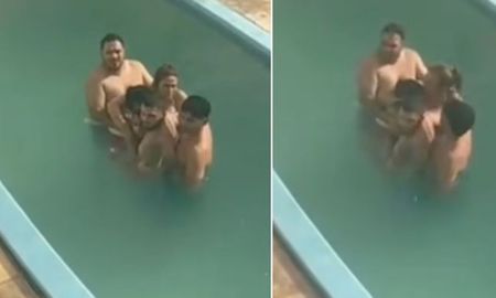 Una familia se fue de vacaciones a Brasil y quedó atrapada en una pileta por un insólito motivo Una familia se fue de vacaciones a Brasil y quedó atrapada en una pileta por un insólito motivo