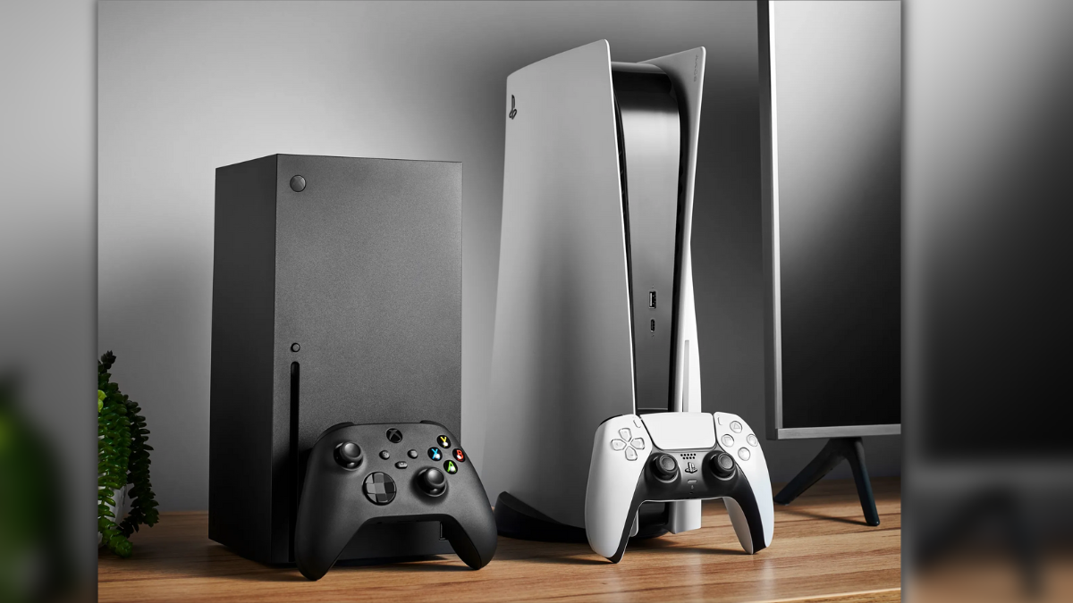 Comparación de tamaños entre PS5 y Xbox X