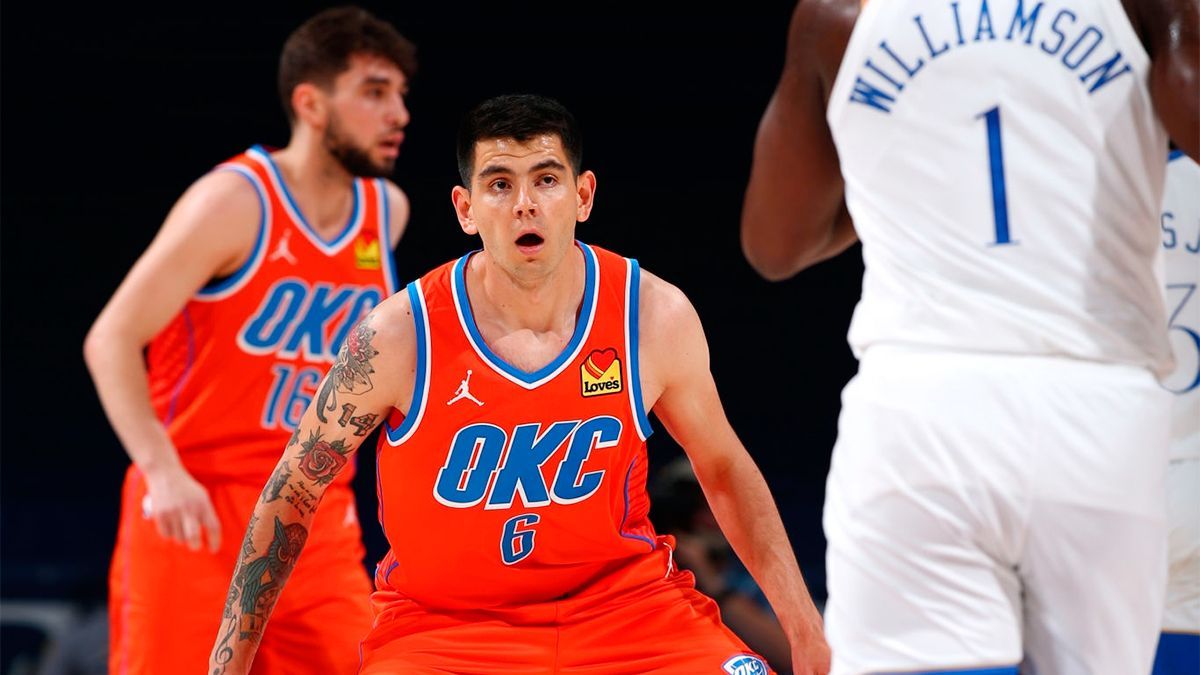 Gabriel Deck hizo su debut en la NBA con Oklahoma City Thunder y contó cómo vivió la experiencia.