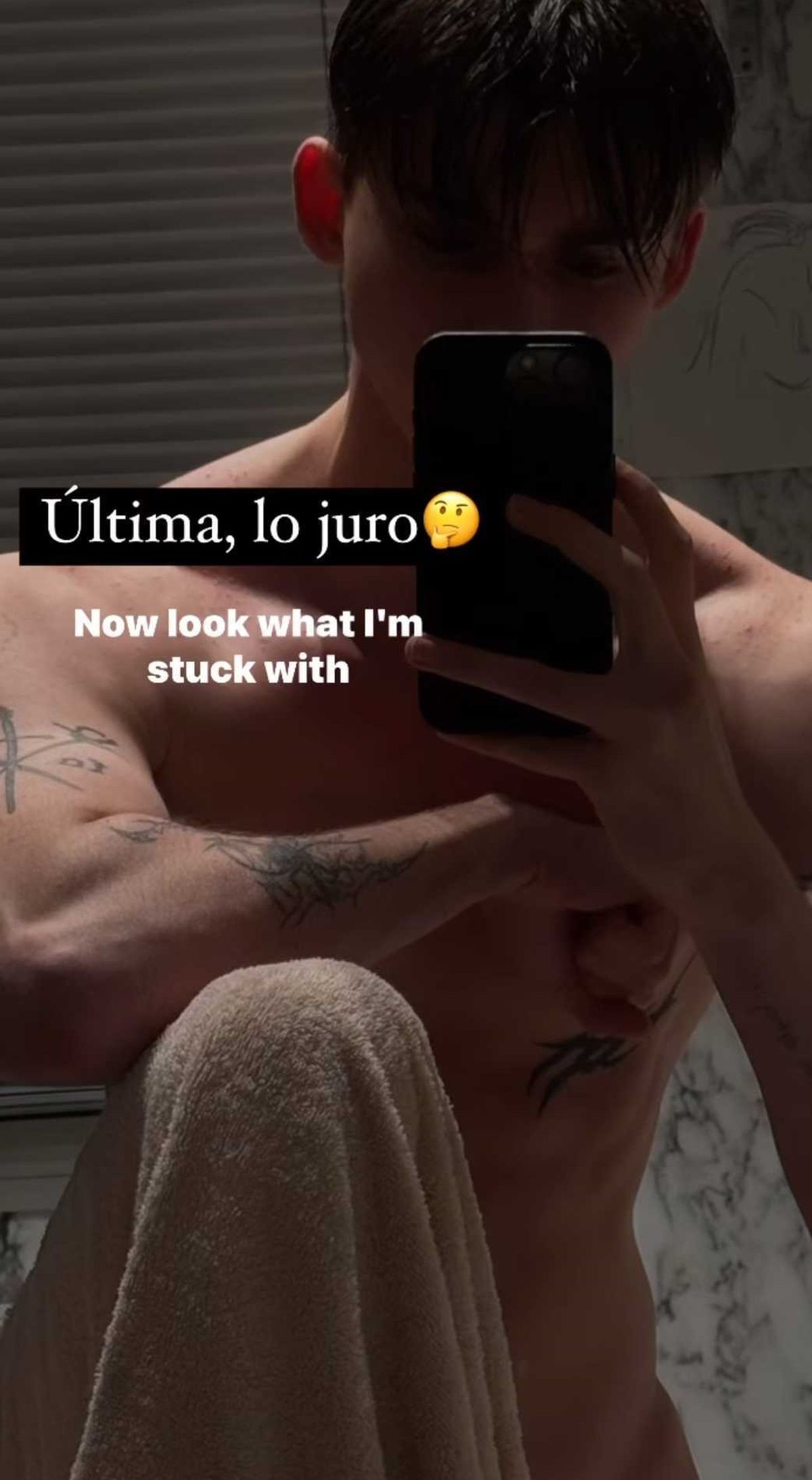 Felipe Fort y una foto al borde de la censura. Felipe Fort y una foto al borde de la censura.