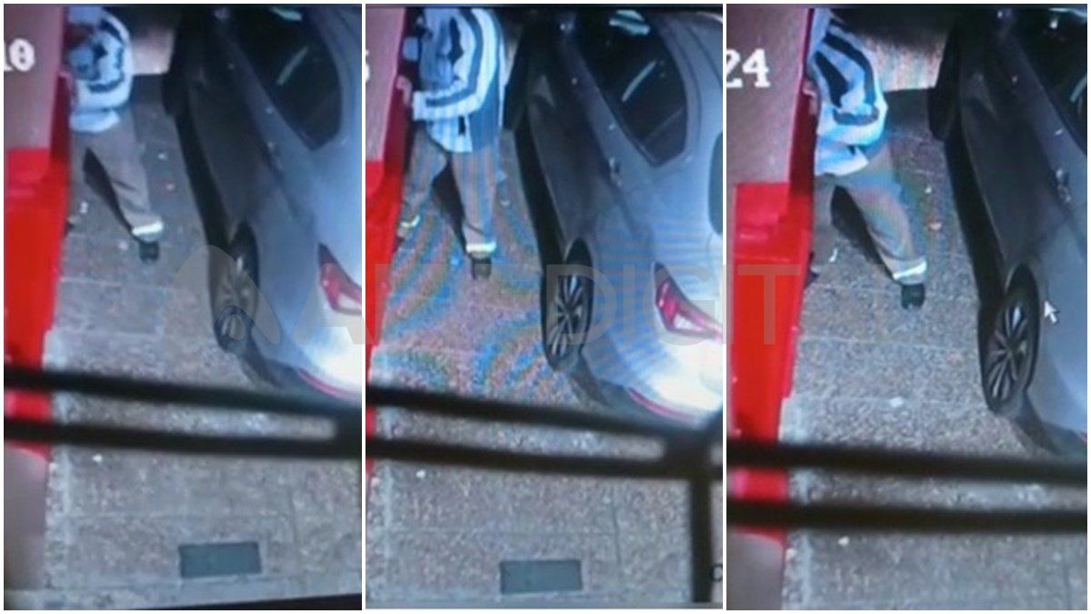 Video: rompió la ventana de un maxikiosco y se llevó lo que tuvo al alcance de la mano