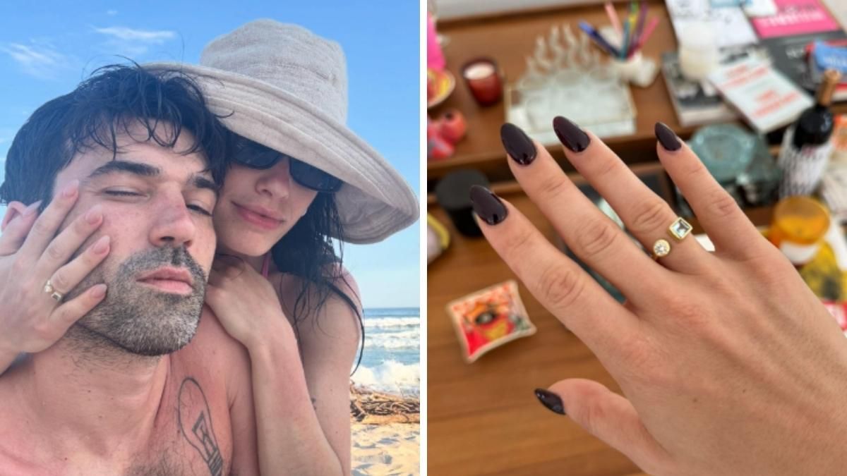 La foto del compromiso de Lali Esp&oacute;sito y Pedro.