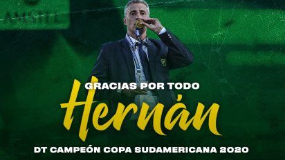 Defensa y Justicia anunció que Hernán Crespo dejó de ser su entrenador