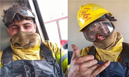 Dramático testimonio de un bombero cordobés rodeado por el fuego: No era mi hora Dramático testimonio de un bombero cordobés rodeado por el fuego: No era mi hora