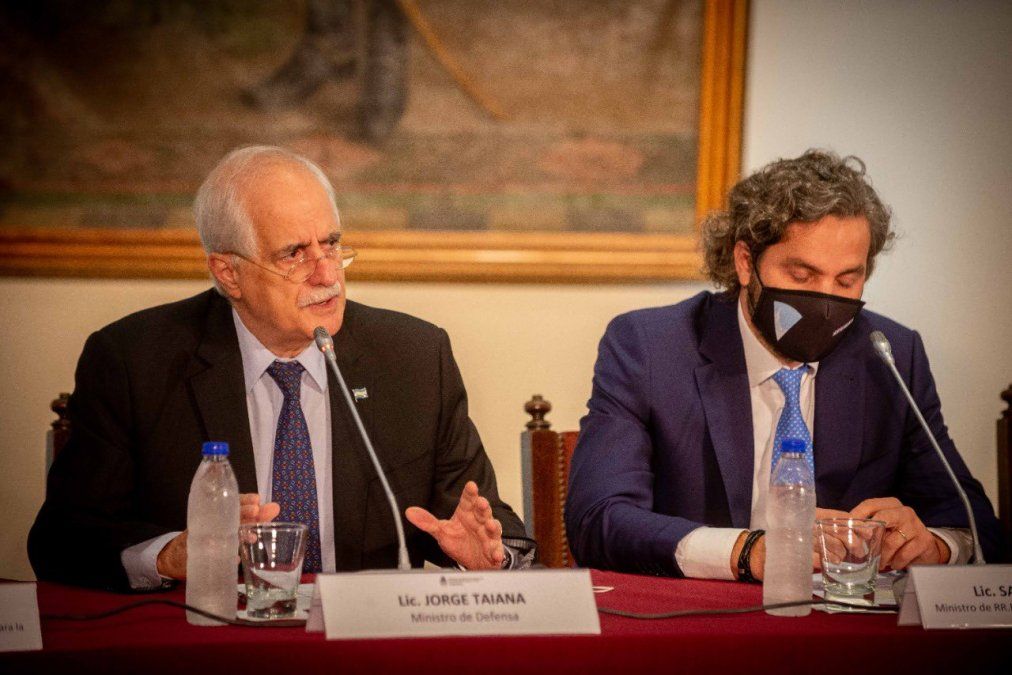 Los funcionarios destacaron los planes para profundizar la presencia argentina en el Atlántico Sur.