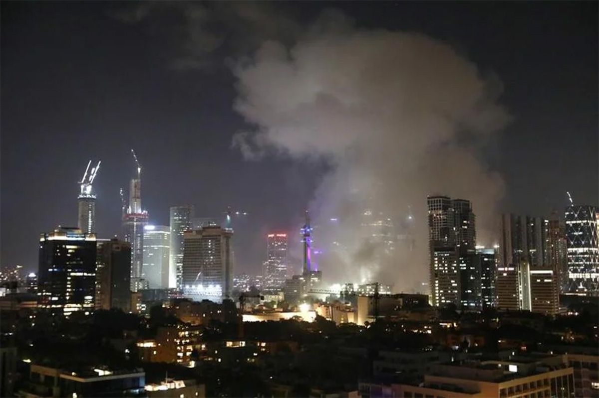 Imágenes del último ataque de Israel contra Irán.