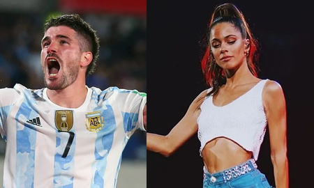 Tini Stoessel evitó responder si estaba enamorada de Rodrigo de Paul. Tini Stoessel evitó responder si estaba enamorada de Rodrigo de Paul.