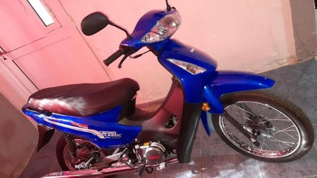 Una de las motos robadas en barrio Belgrano