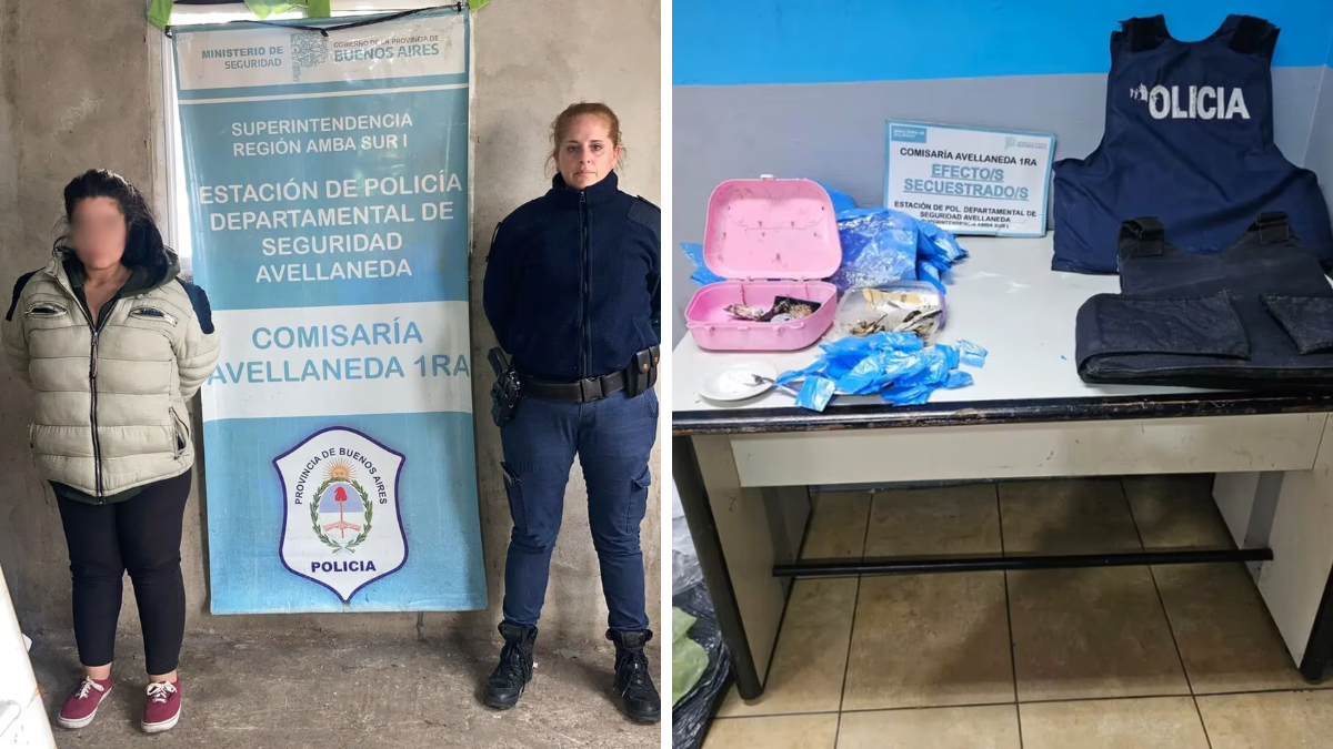 Una de las mujeres que aparece en el video viral fue detenida y se secuestraron dos chalecos antibalas sin enumeración, cucharas con vestigios de droga, recortes y material de estiramiento. Una de las mujeres que aparece en el video viral fue detenida y se secuestraron dos chalecos antibalas sin enumeración, cucharas con vestigios de droga, recortes y material de estiramiento.