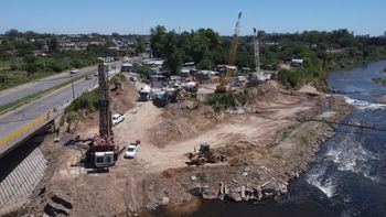 Finaliza la primera pantalla de contención para frenar el retroceso de la Cascada Saladillo