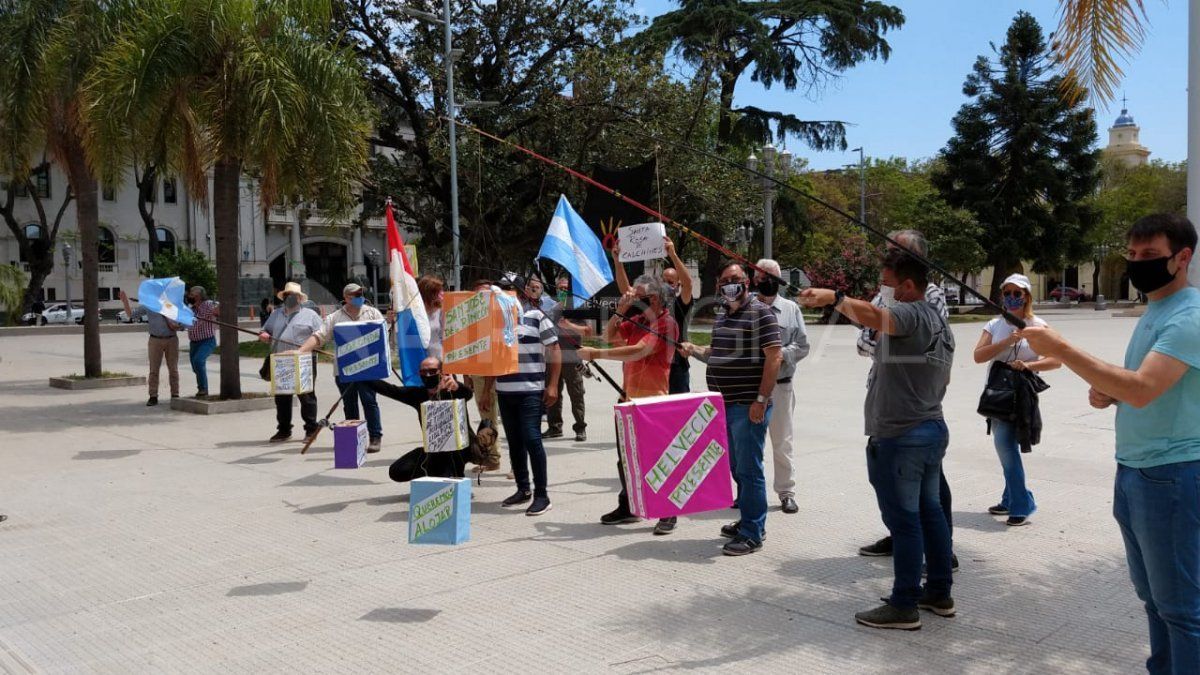 Los cabañeros fueron recibidos por el secretario de Turismo, Alejandro Grandinetti.