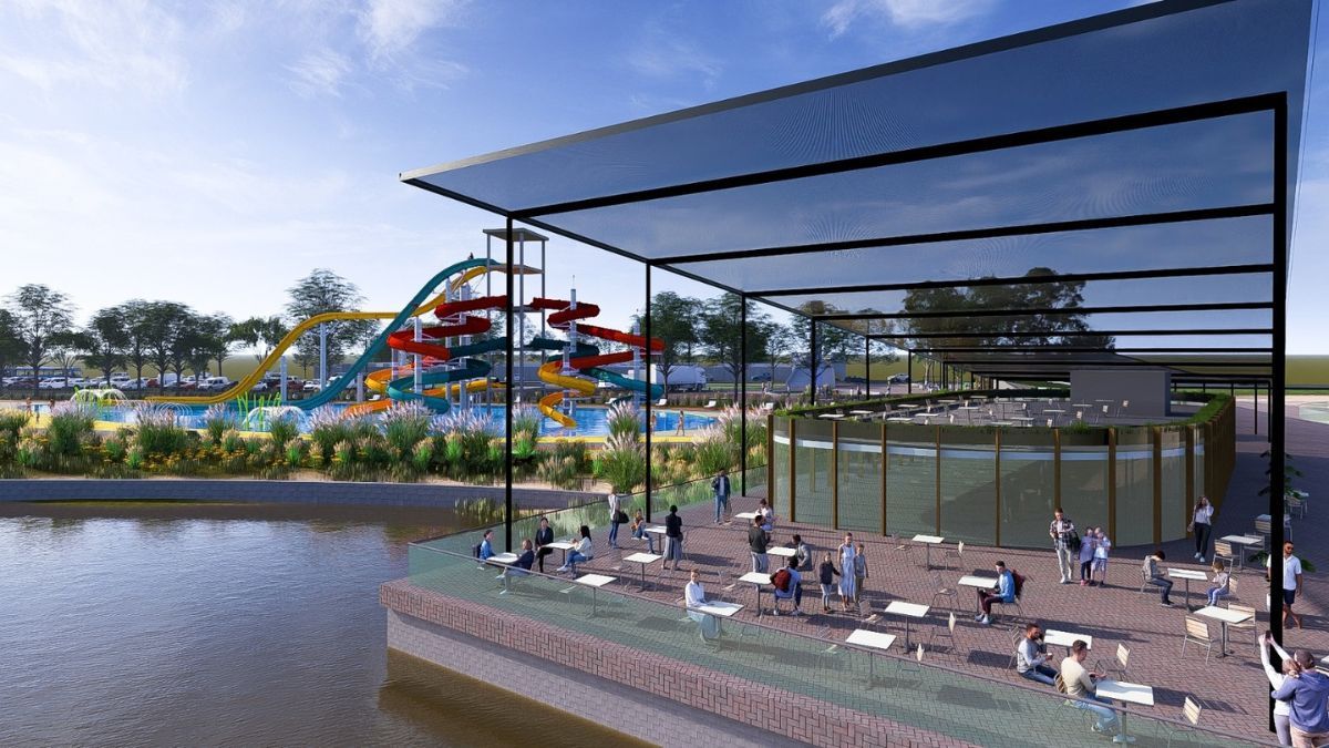 l núcleo del parque estará conformado por un sistema de espejos de agua de formas orgánicas. l núcleo del parque estará conformado por un sistema de espejos de agua de formas orgánicas.