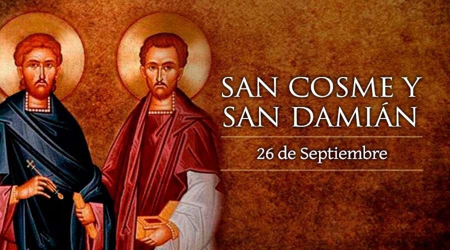 26 de septiembre: San Cosme y San Damián