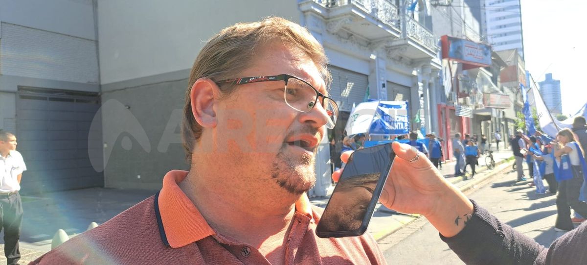 El secretario de coordinación de Festram, Mauricio Herzog.