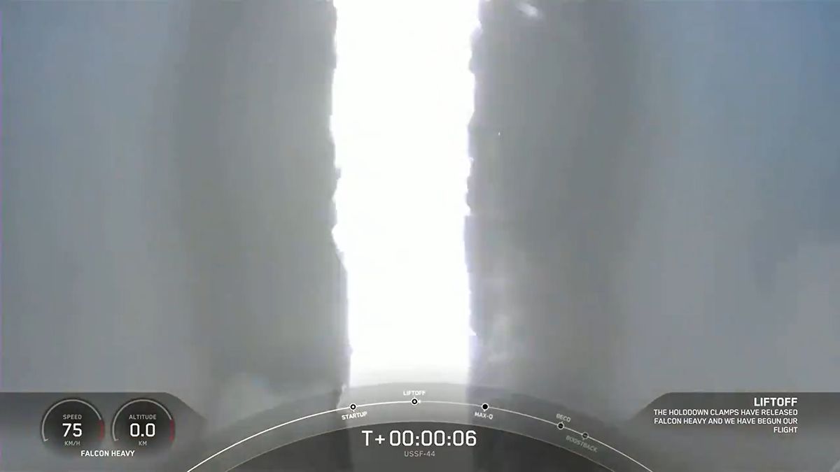 Despegó el Falcon Heavy.