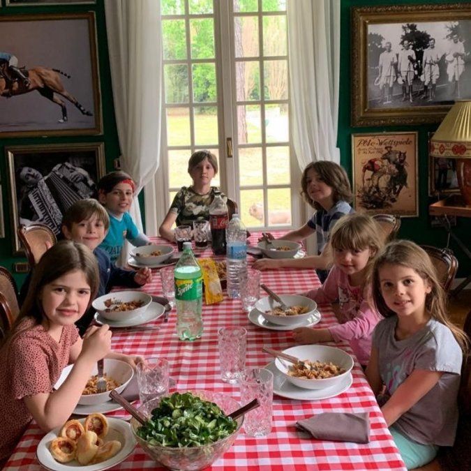 Wanda Nara mostró su lujosa mansión campestre a las afueras de Milán