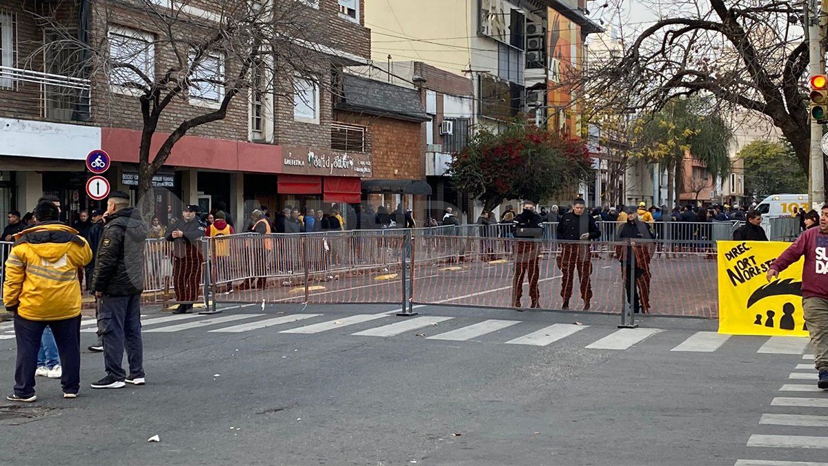 El corte de tránsito se concreta en Juan de Garay y Urquiza