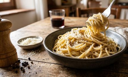 La receta italiana que se prepara en 15 minutos . La receta italiana que se prepara en 15 minutos .