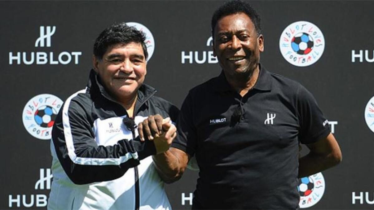 Maradona y Pelé participan de un homenaje de FIFA a los trabajadores de la salud