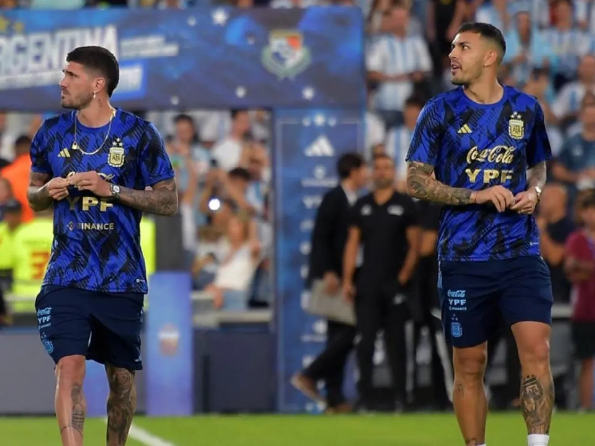 Rodrigo de Paul y Leandro Paredes fueron los protagonistas de llevar adelante el ritual que comenzó en la previa del Mundial de Qatar 2022.
