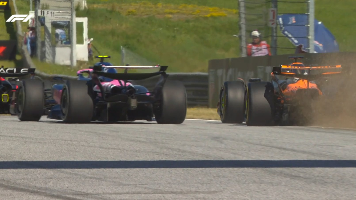 Malas noticias para Franco Colapinto en el GP de Austria: casi choca a Piastri y fue penalizado