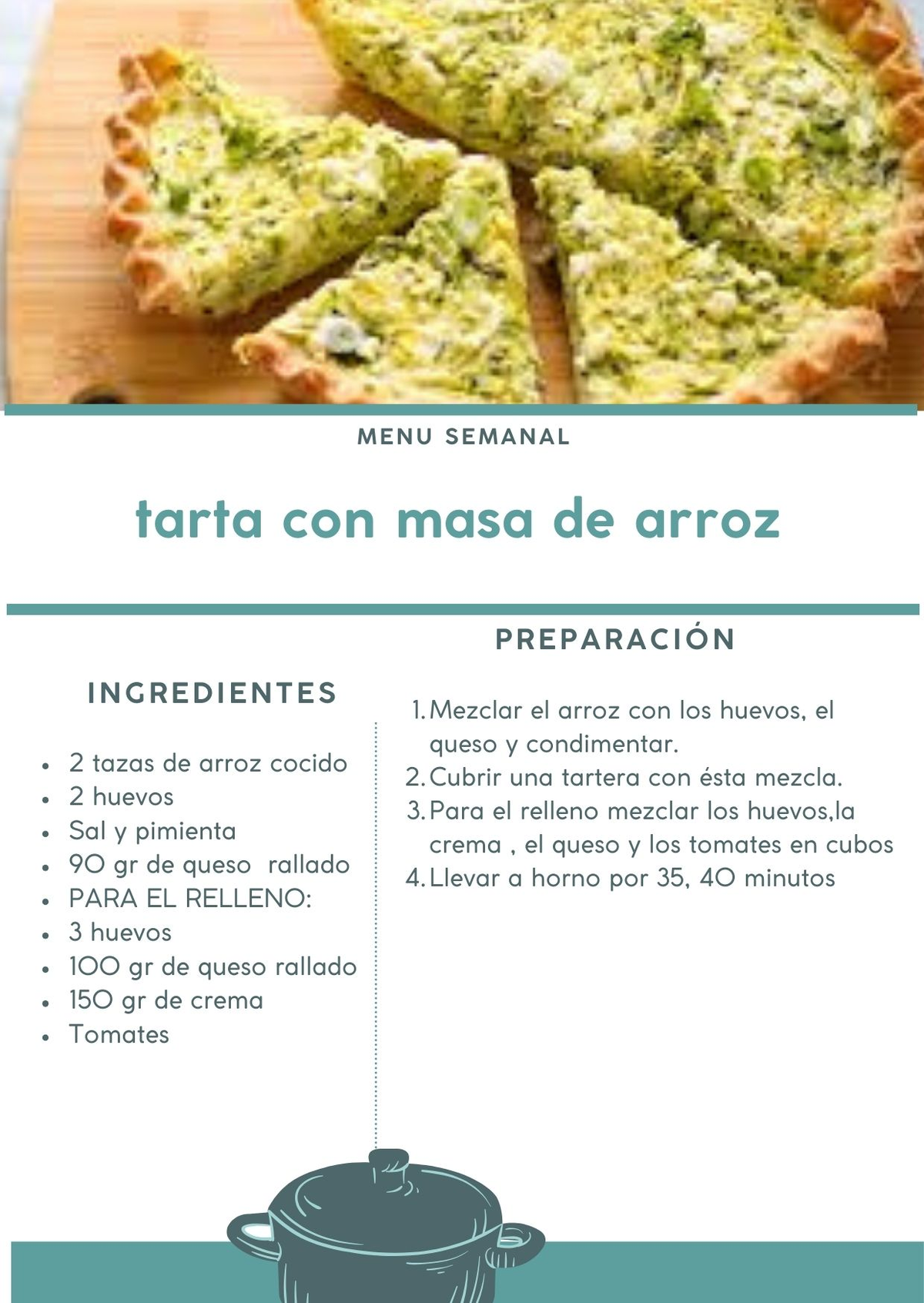 La tarta de masa de arroz es un plato delicioso y fácil de hacer, perfecto para disfrutar en un almuerzo o cena familiar. La tarta de masa de arroz es un plato delicioso y fácil de hacer, perfecto para disfrutar en un almuerzo o cena familiar.