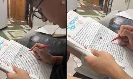 Le escribió una carta de amor, su novio le corrigió los errores de ortografía y se volvió viral Le escribió una carta de amor, su novio le corrigió los errores de ortografía y se volvió viral