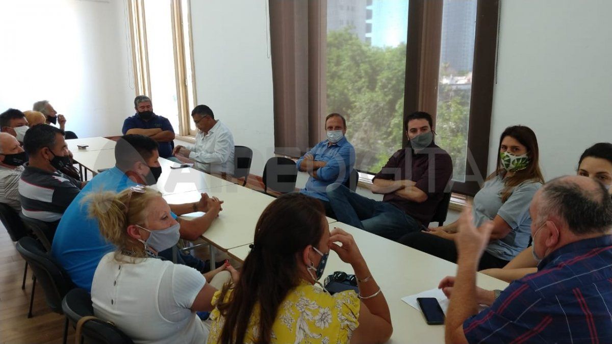 El tema principal de la reunión de este lunes fue la inseguridad.