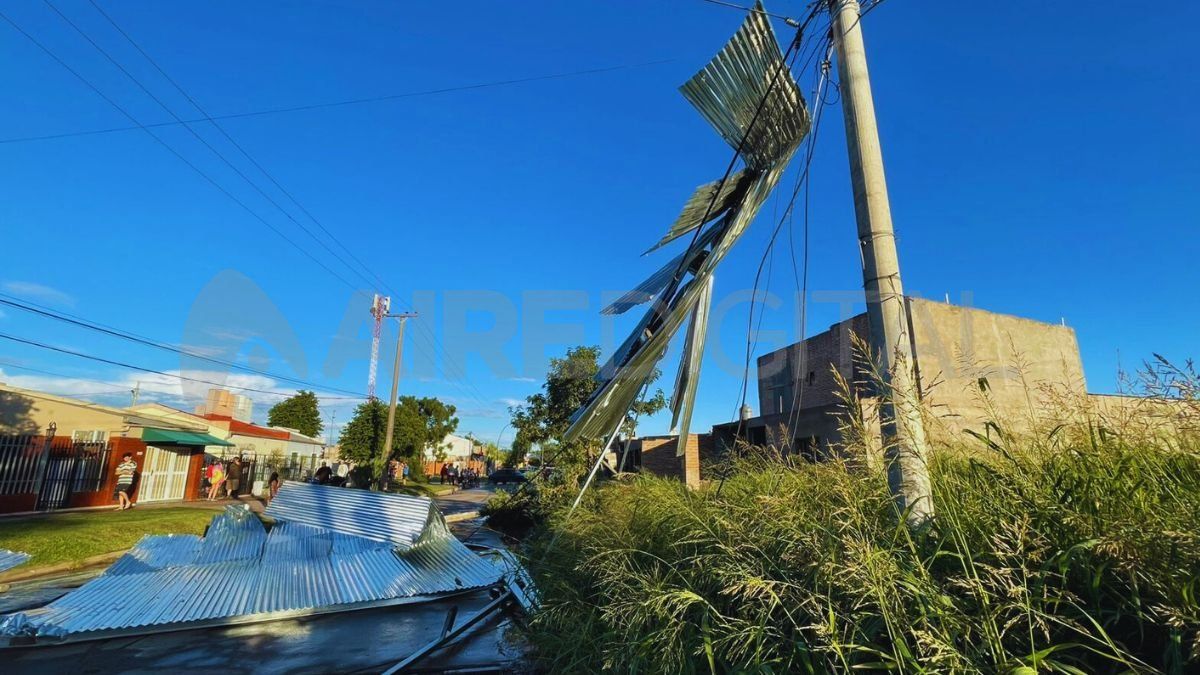 Así quedó la cuadra de calle Florencio Fernández y Pasaje Andrecito